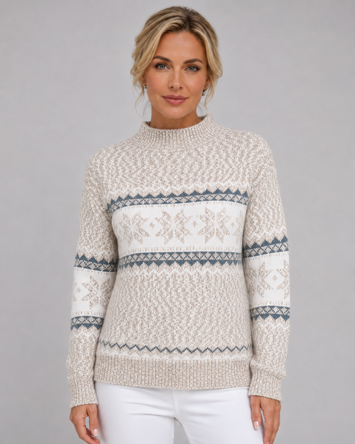 Maglione con Motivo Invernale