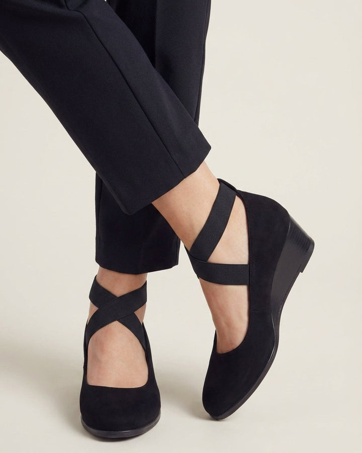 Ballerine con Zeppa e Fascia Elastica