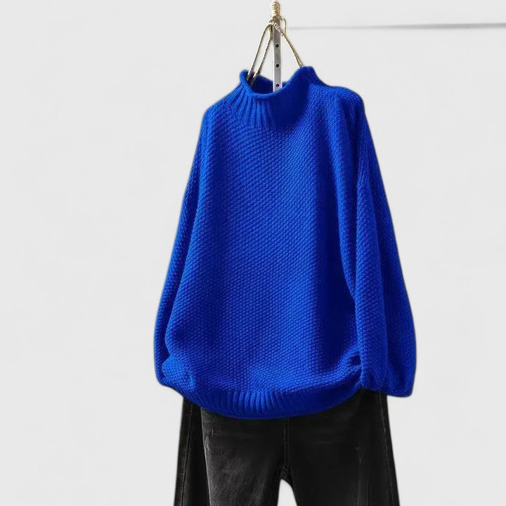 Maglione Ampio a Collo Alto