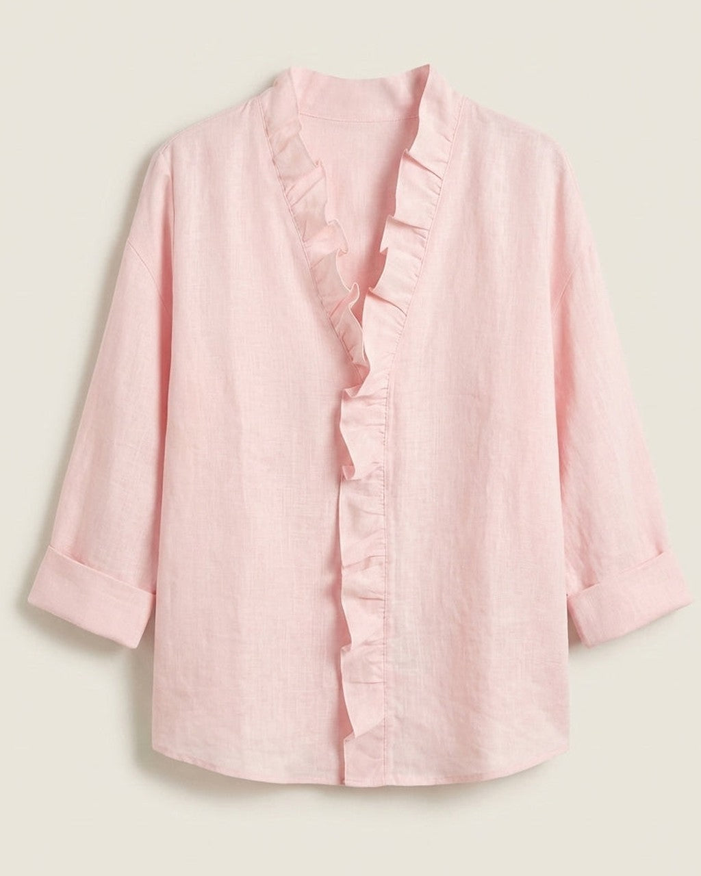 Blusa Elegante con Volant