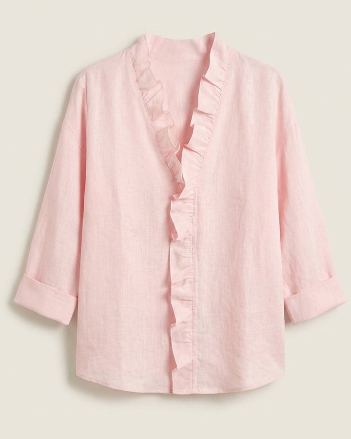 Blusa Elegante con Volant