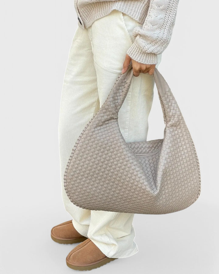 Borsa a Hobo Intrecciata