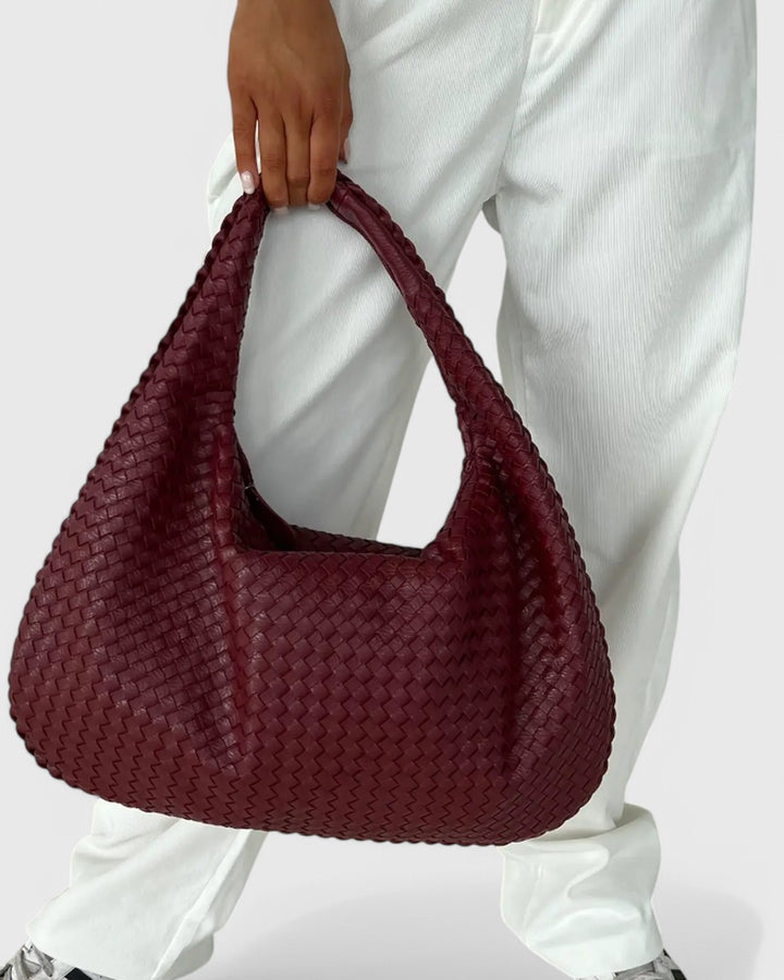 Borsa a Hobo Intrecciata