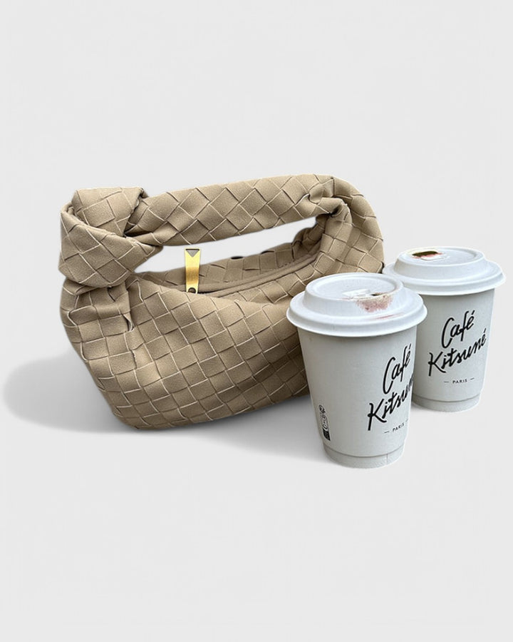 Borsa a Mano con Nodo Scultura