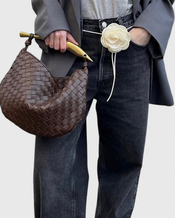 Borsa a Spalla con Manico Scultura