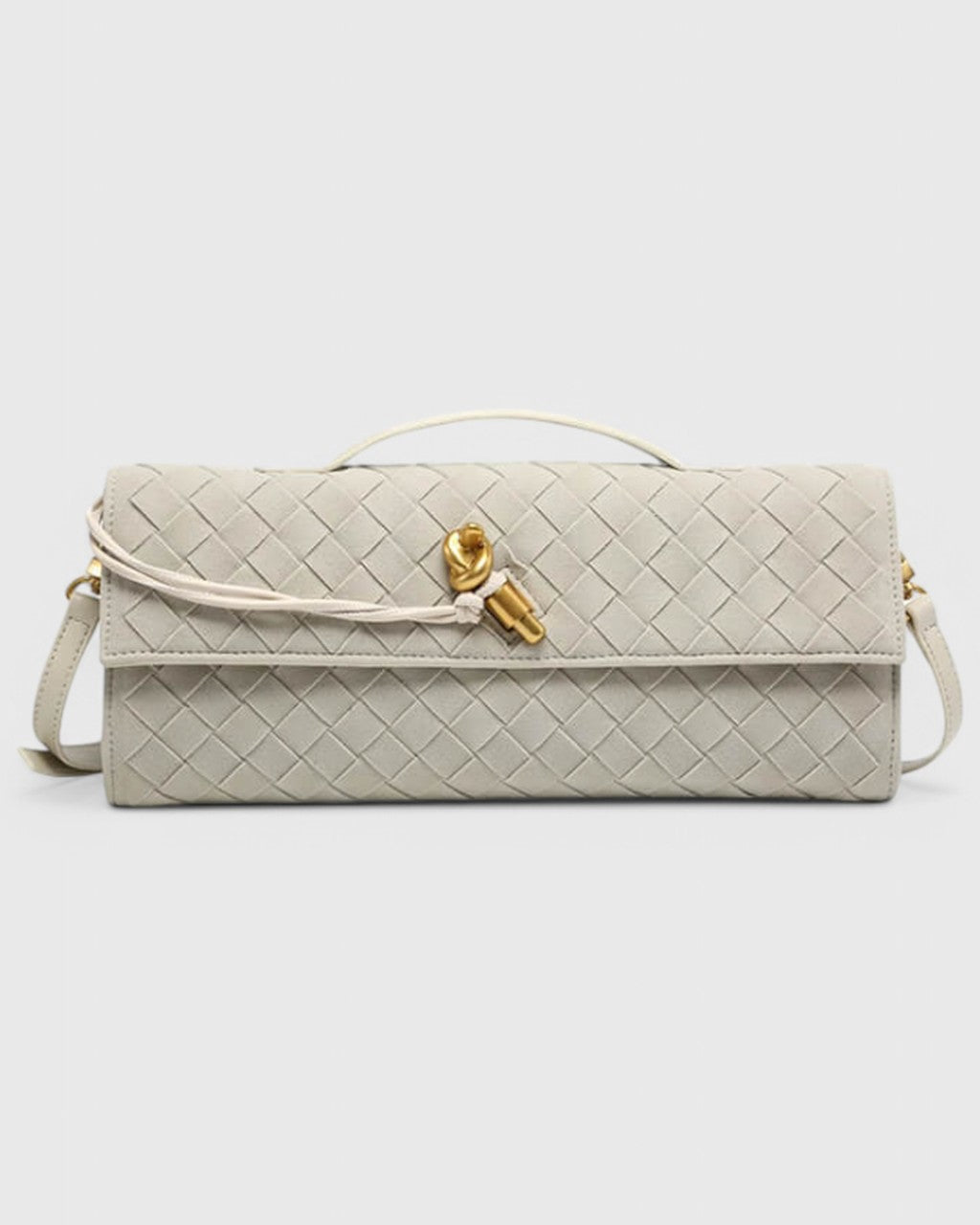 Borsa a Spalla con Nodo Dorato