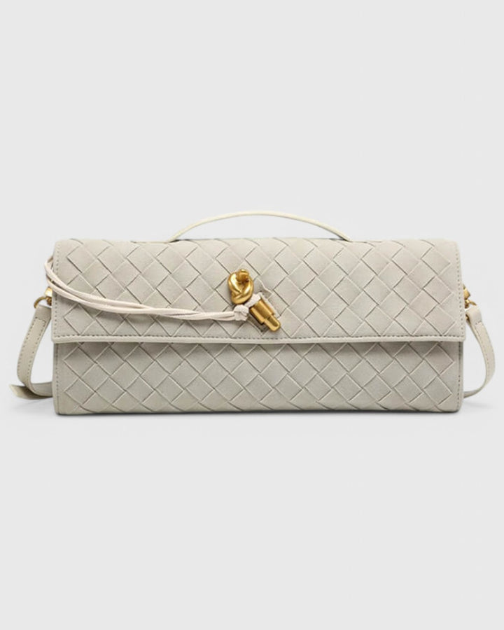 Borsa a Spalla con Nodo Dorato
