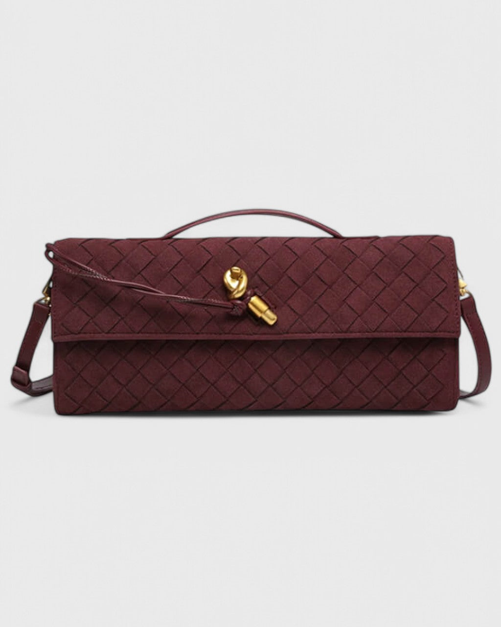 Borsa a Spalla con Nodo Dorato