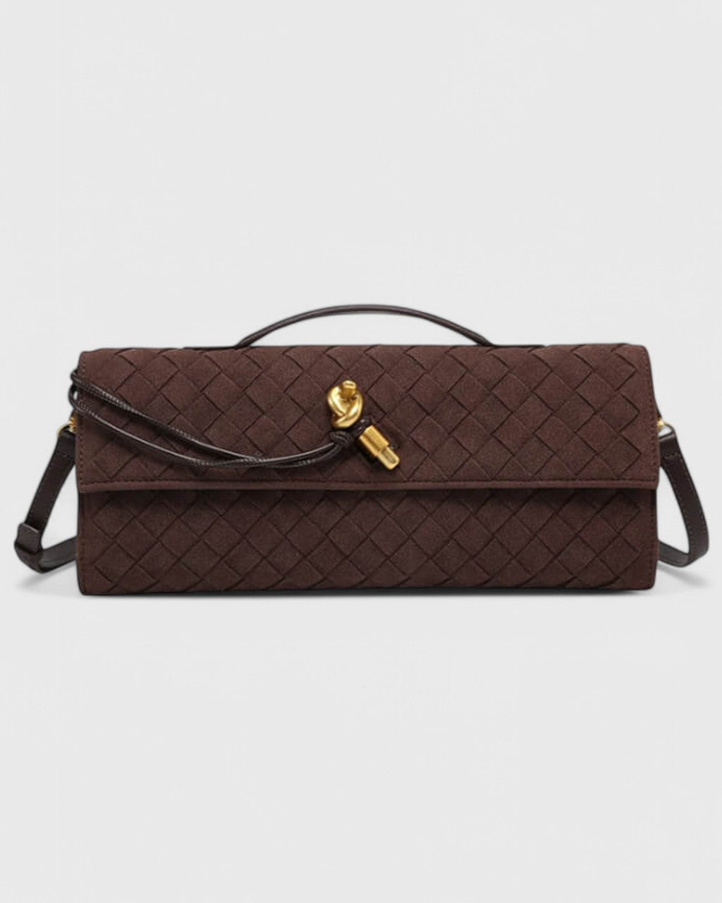Borsa a Spalla con Nodo Dorato