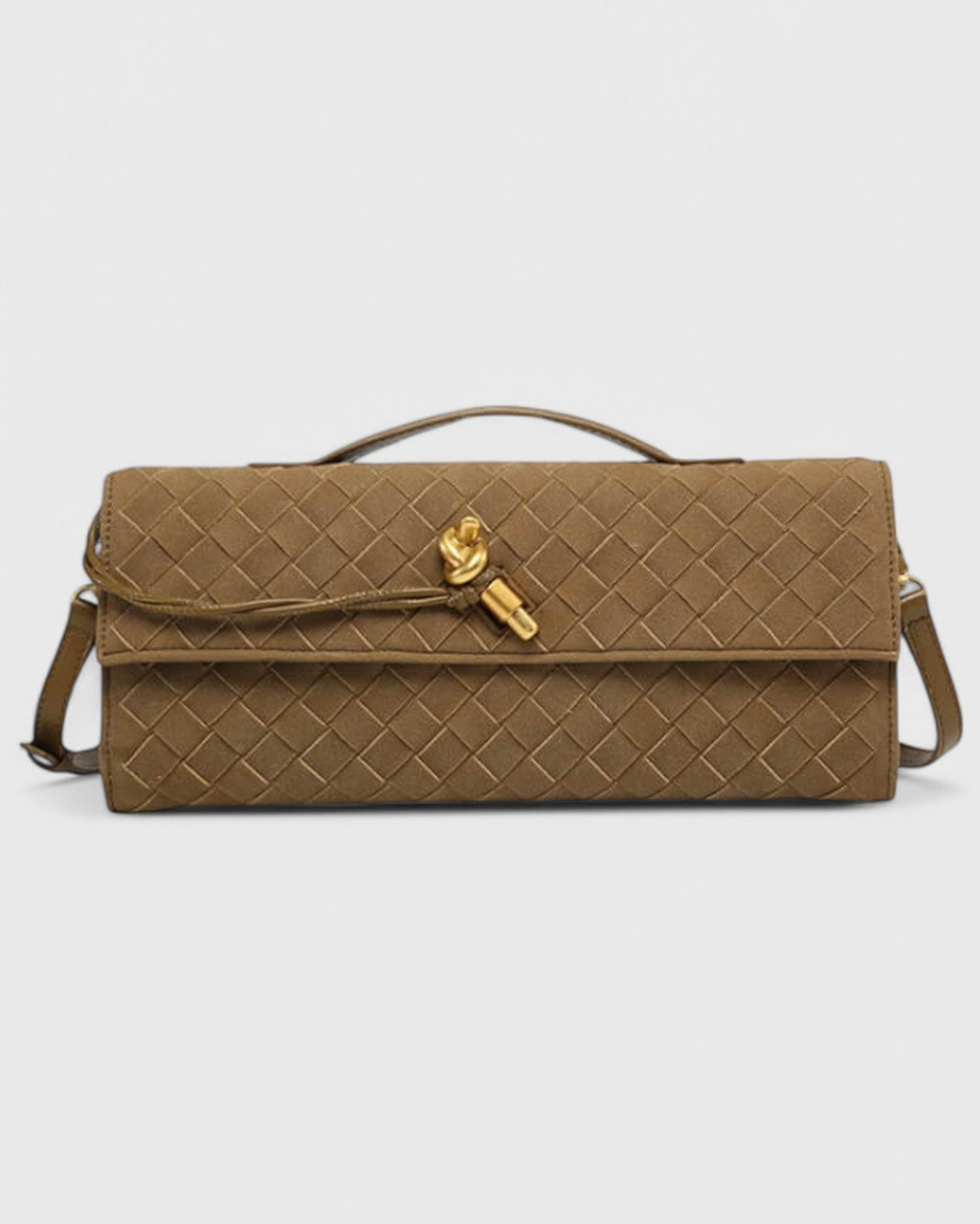 Borsa a Spalla con Nodo Dorato