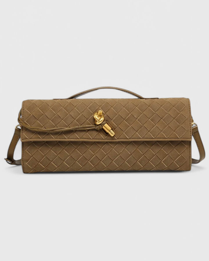 Borsa a Spalla con Nodo Dorato