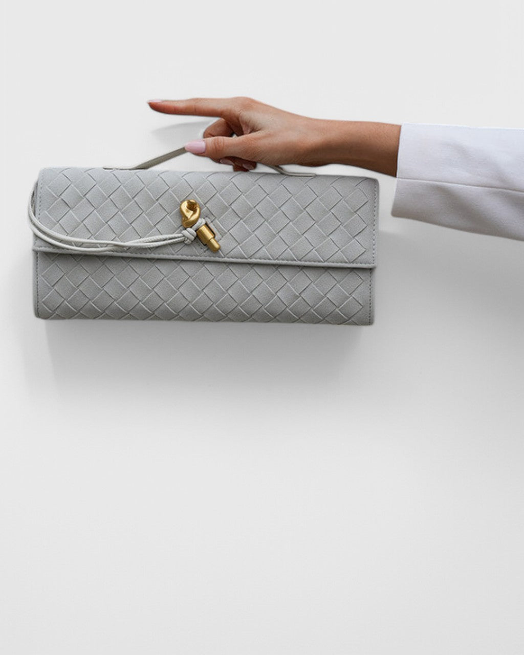 Borsa a Spalla con Nodo Dorato