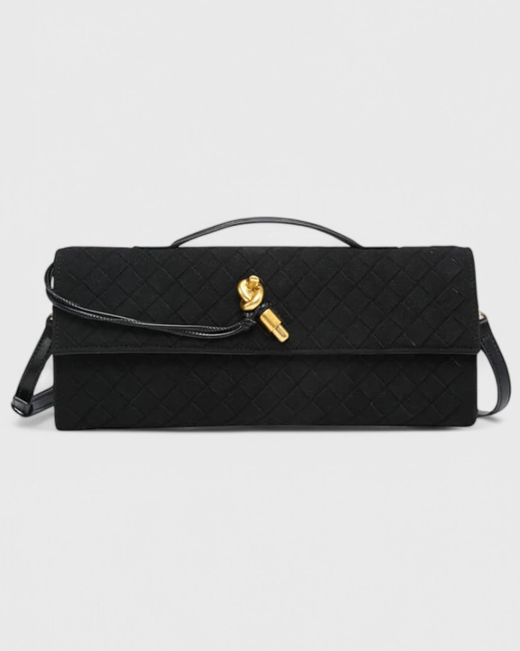 Borsa a Spalla con Nodo Dorato