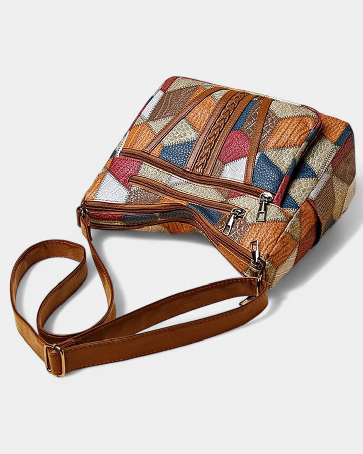 Borsa a Spalla Stile Patchwork