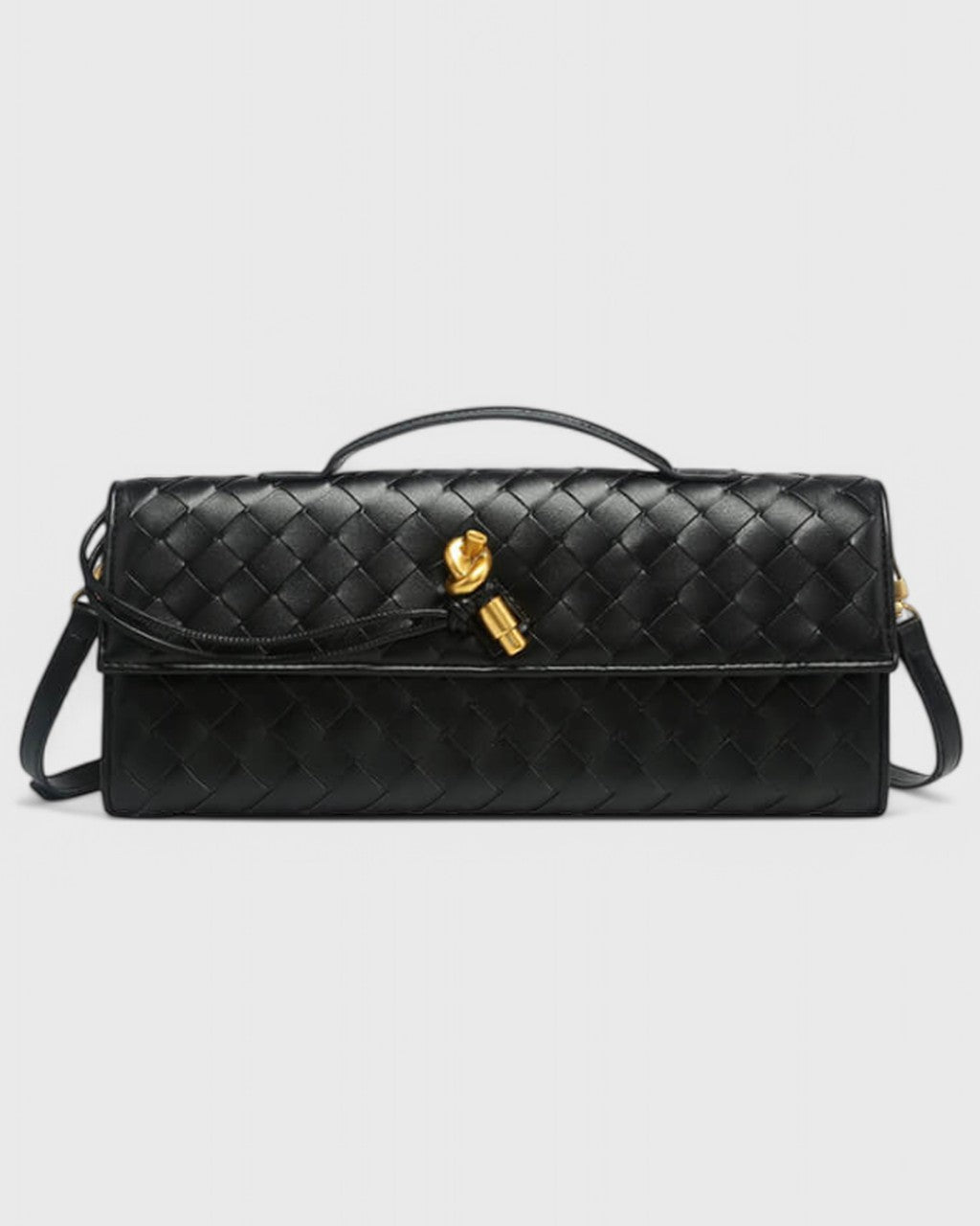 Borsa Baguette con Nodo Scultura