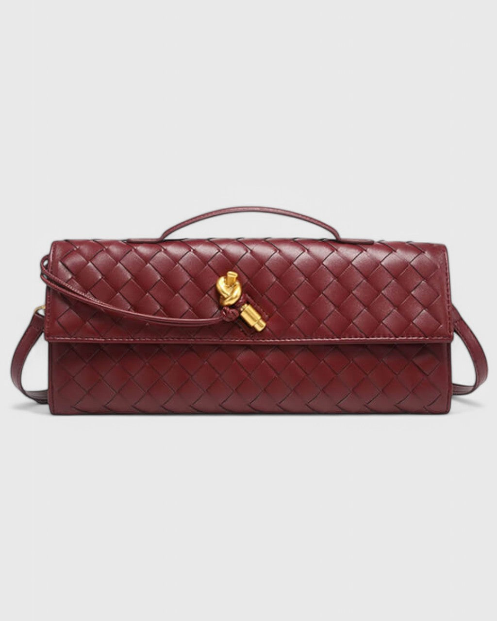 Borsa Baguette con Nodo Scultura