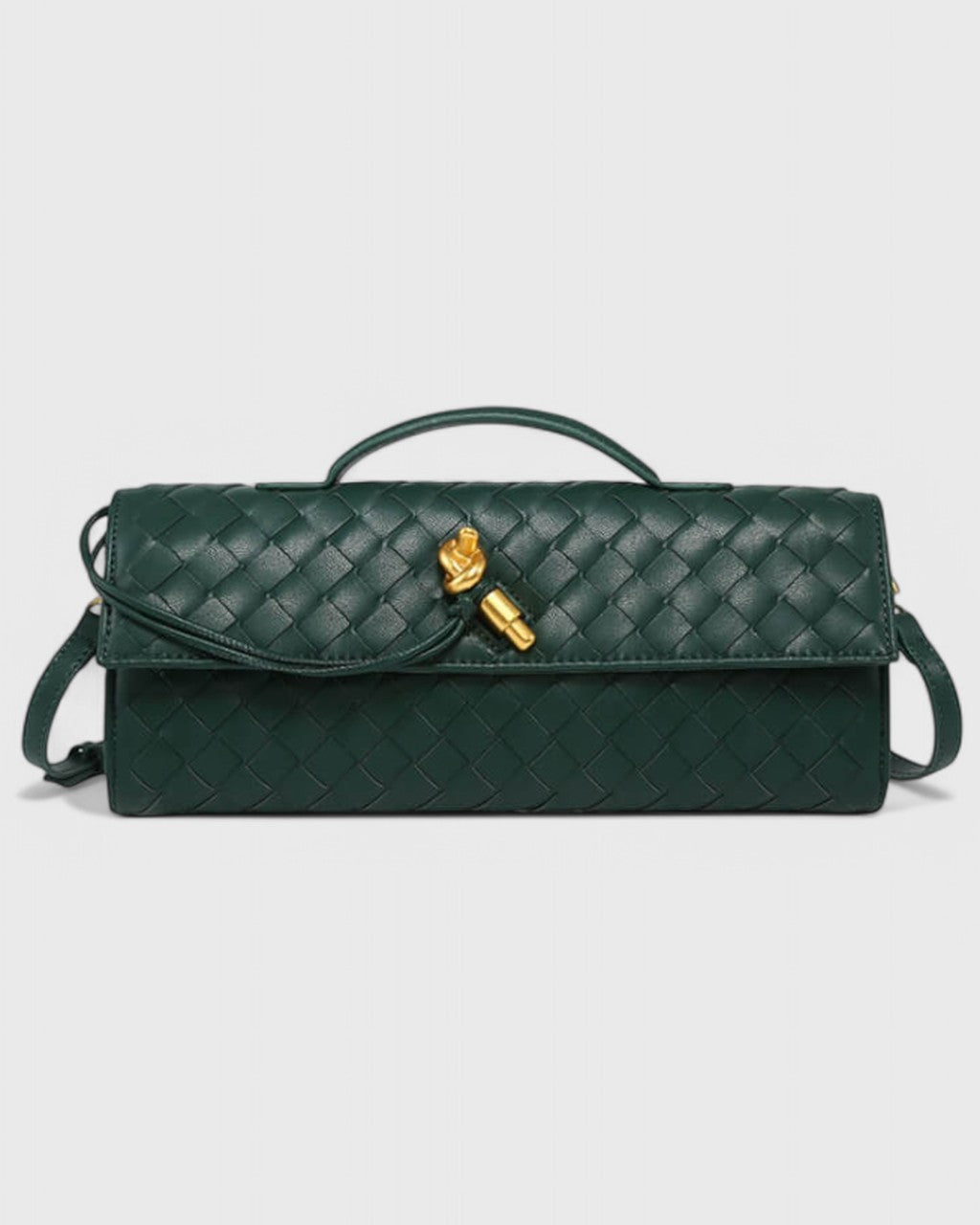 Borsa Baguette con Nodo Scultura