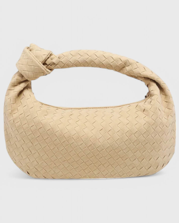Borsa Intrecciata con Manico Annodato