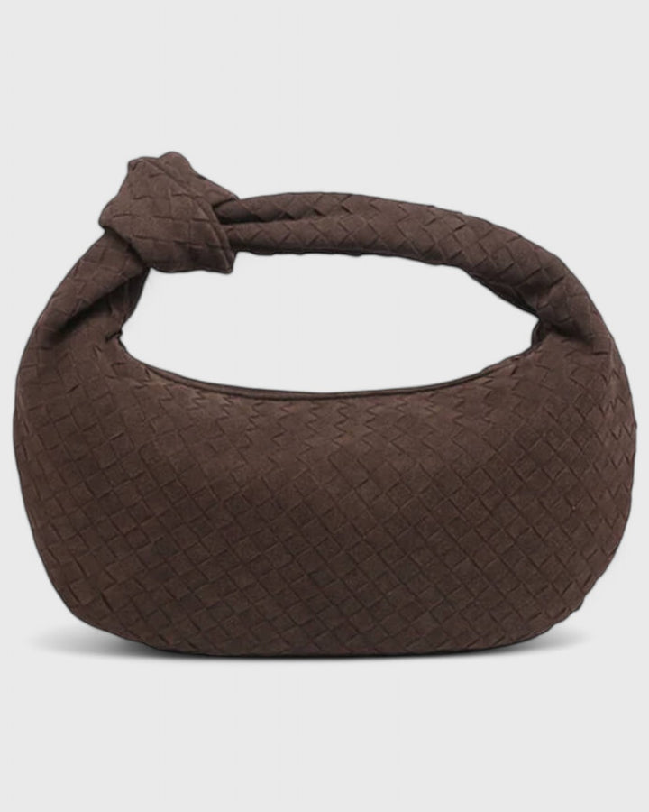 Borsa Intrecciata con Manico Annodato