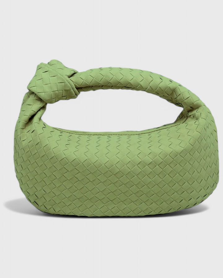 Borsa Intrecciata con Manico Annodato