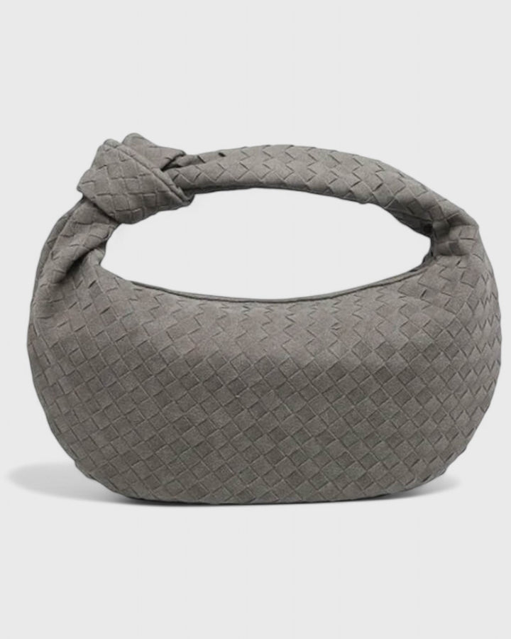 Borsa Intrecciata con Manico Annodato