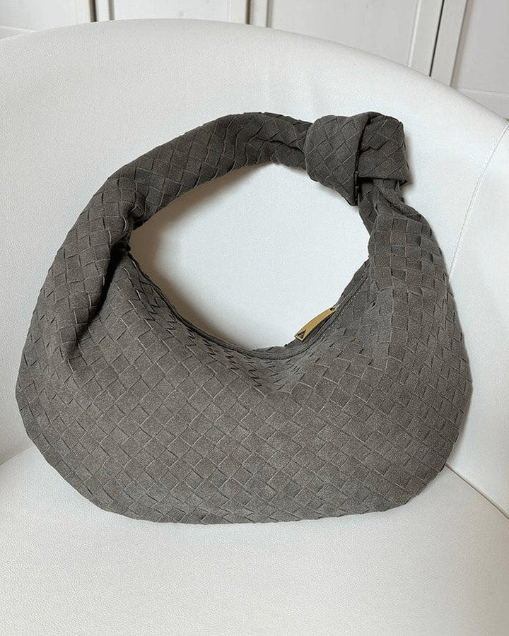 Borsa Intrecciata con Manico Annodato