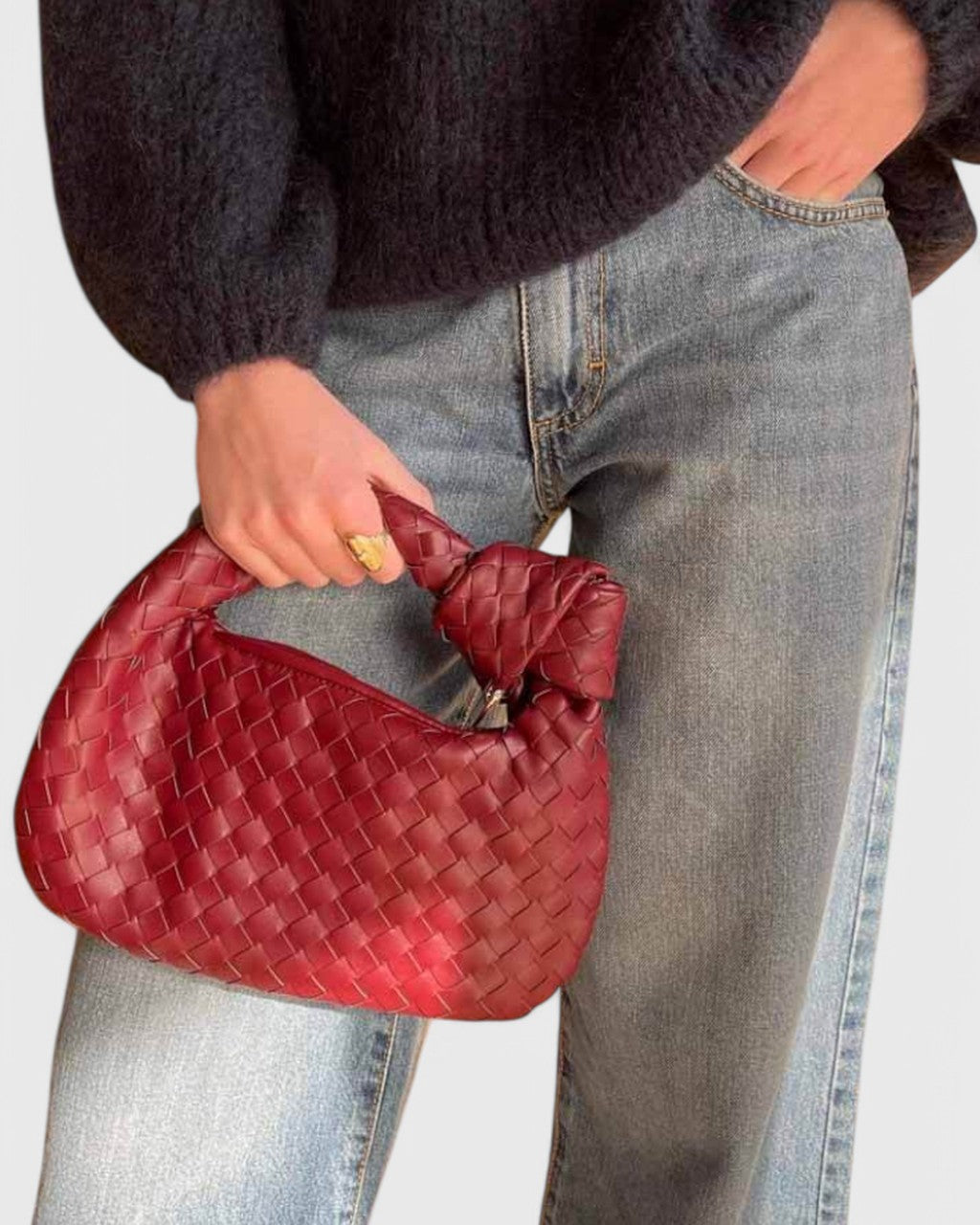 Borsa Mini con Manico a Nodo