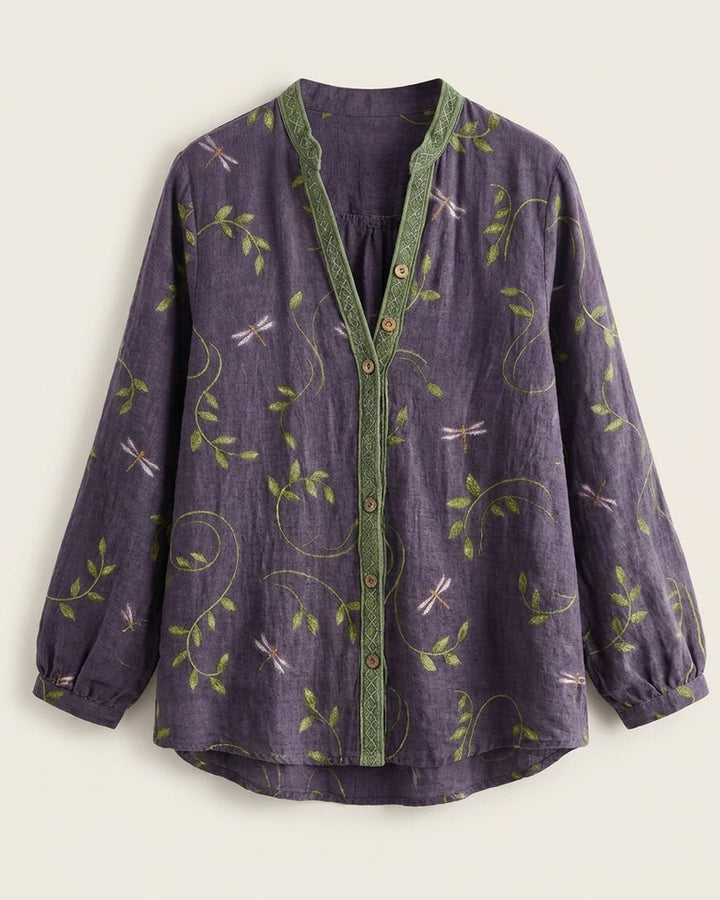 Camicia a Fantasia Botanica