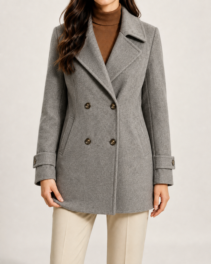 Cappotto Corto a Doppiopetto