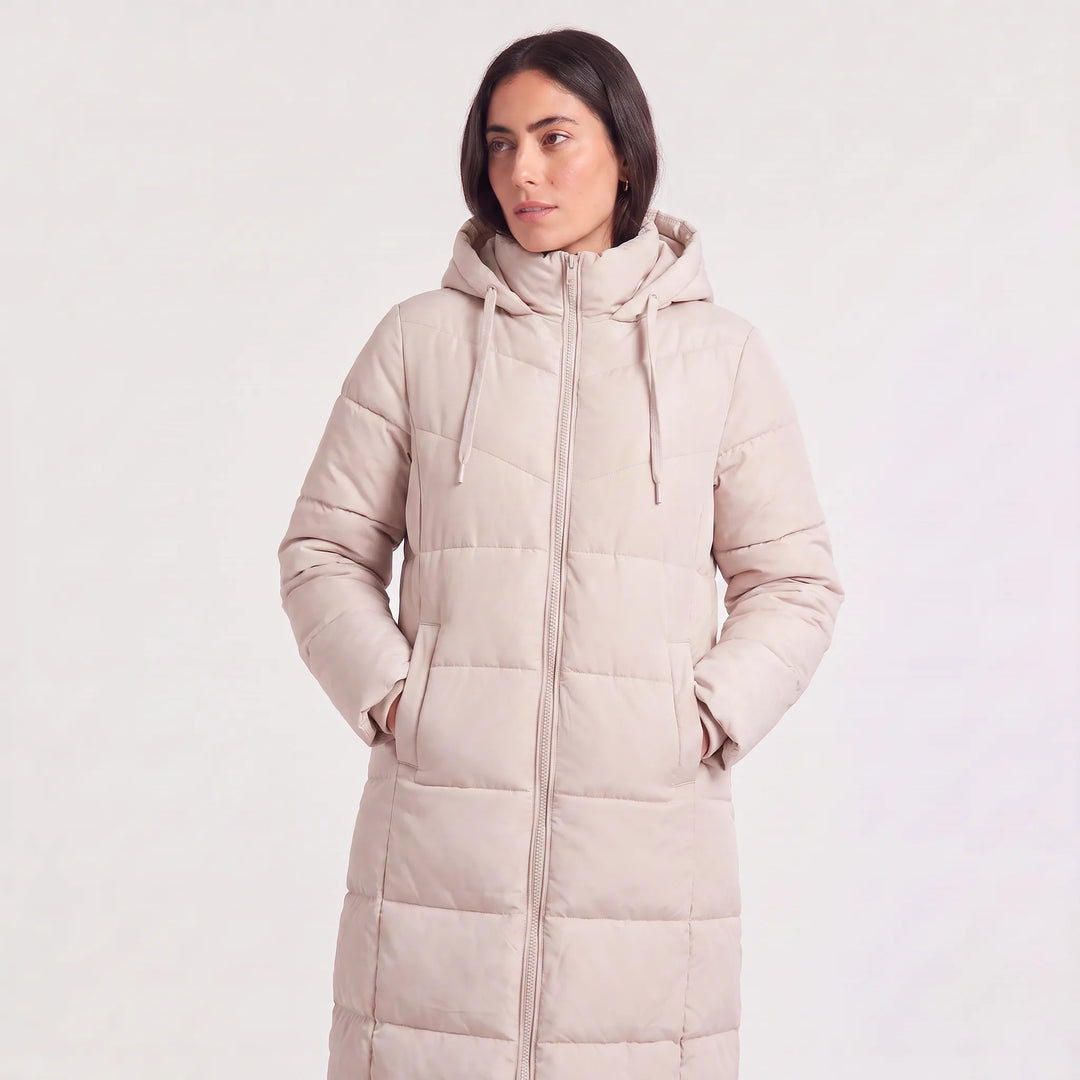 Cappotto Dritto con Cappuccio
