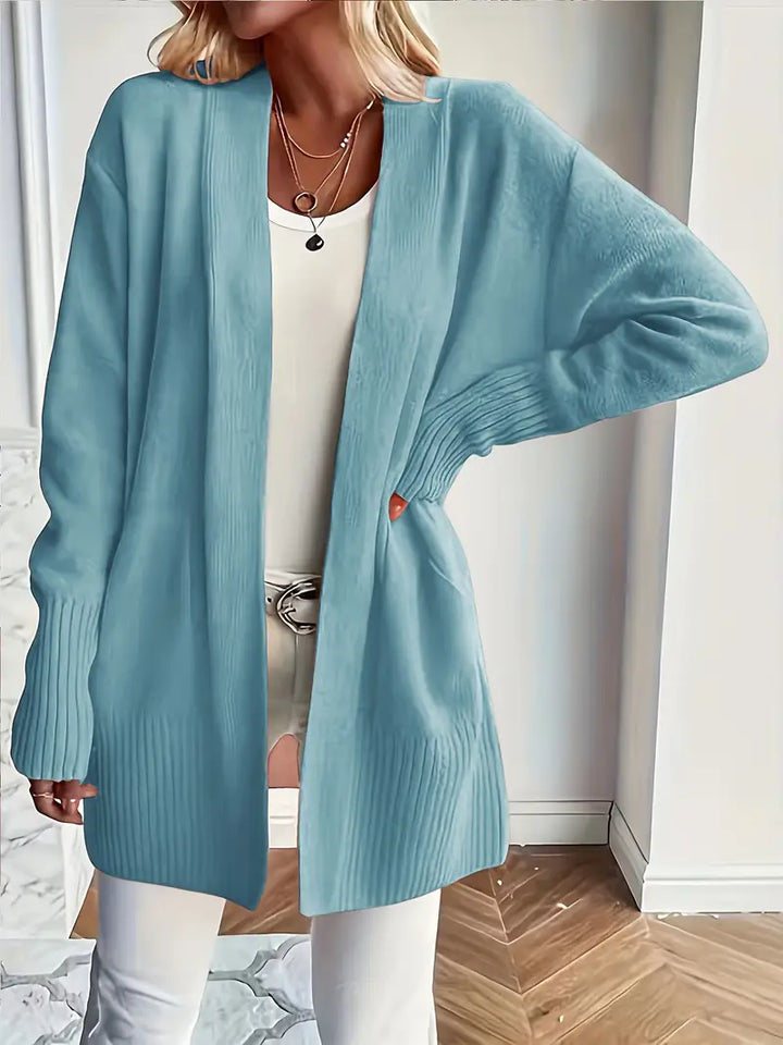 Cardigan Aperto con Tasche