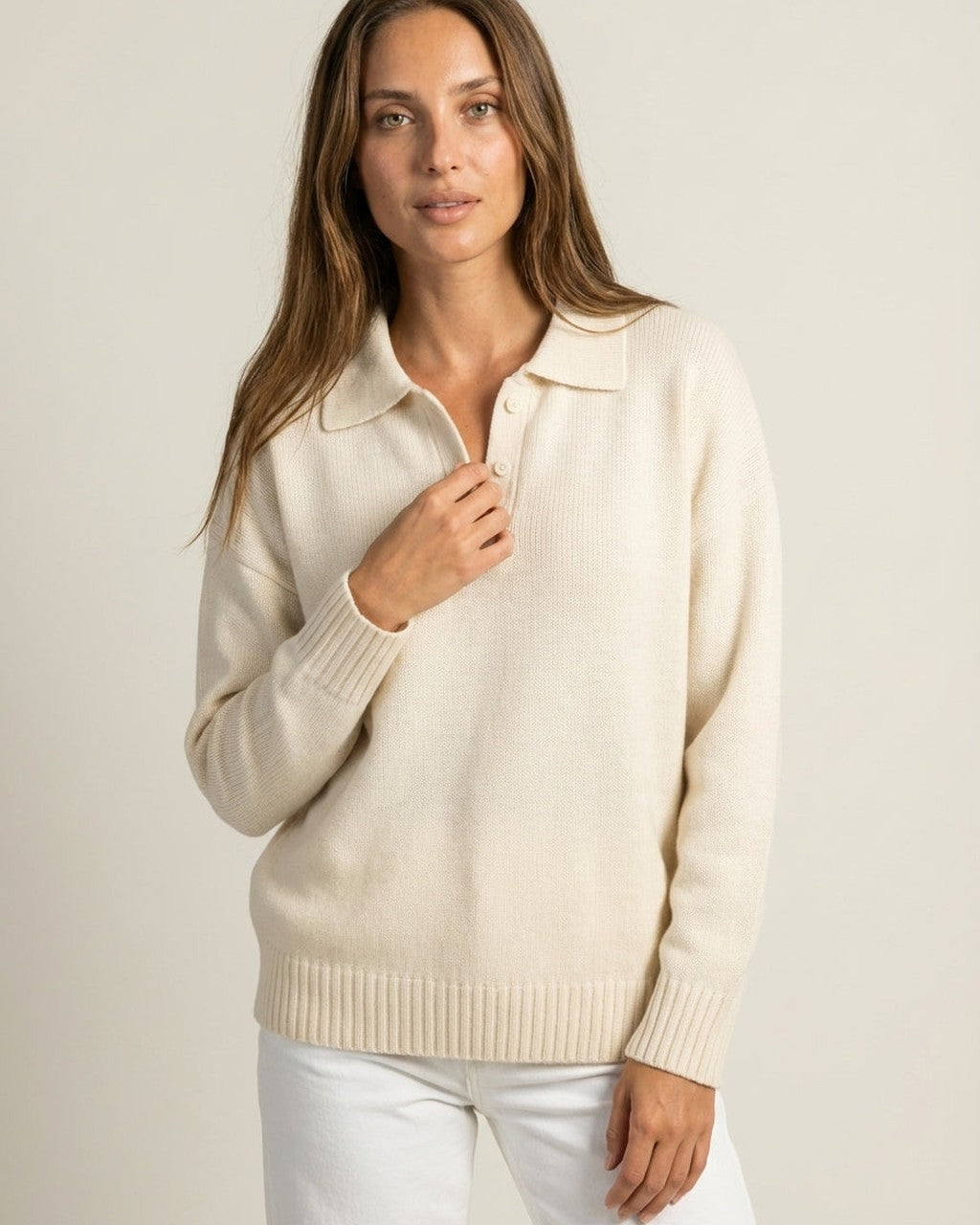 Maglione con Colletto a Polo