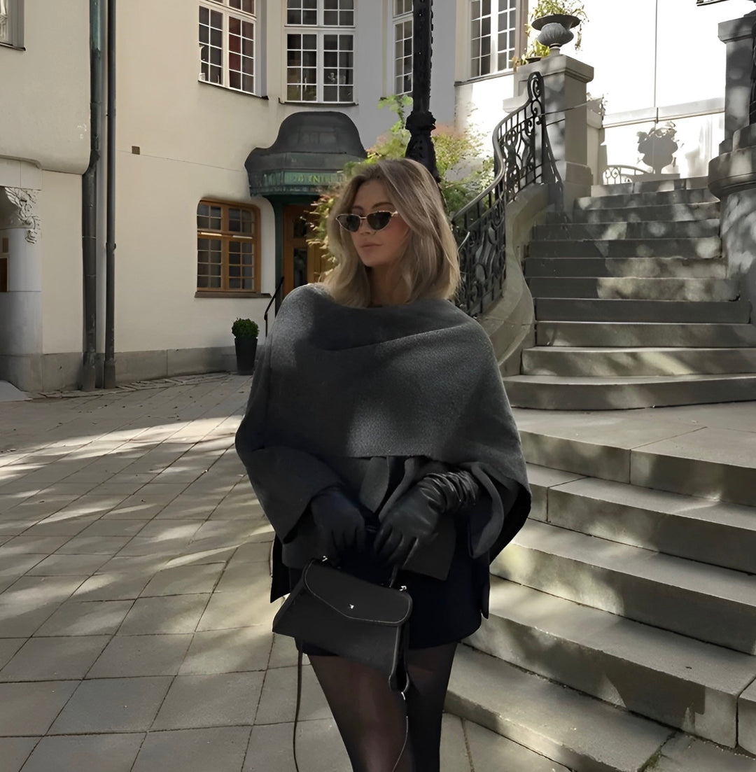Cappotto a Mantella Elegante