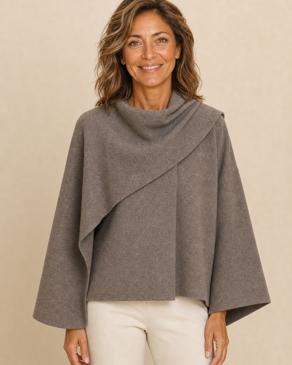 Cappotto a Mantella Elegante