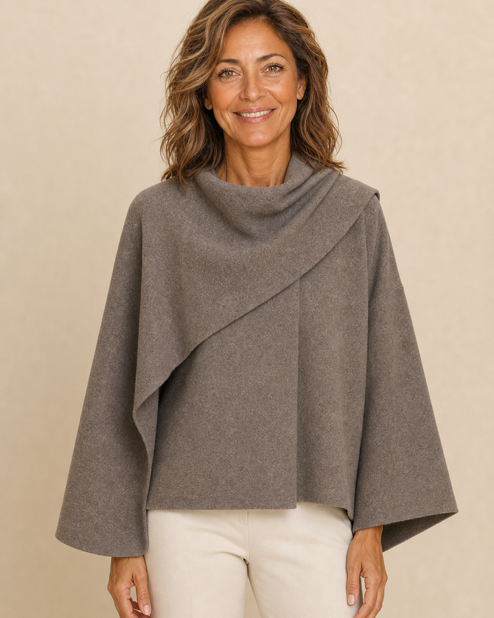 Cappotto a Mantella Elegante