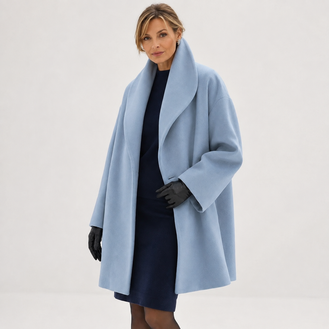 Cappotto Ampio Monobottono