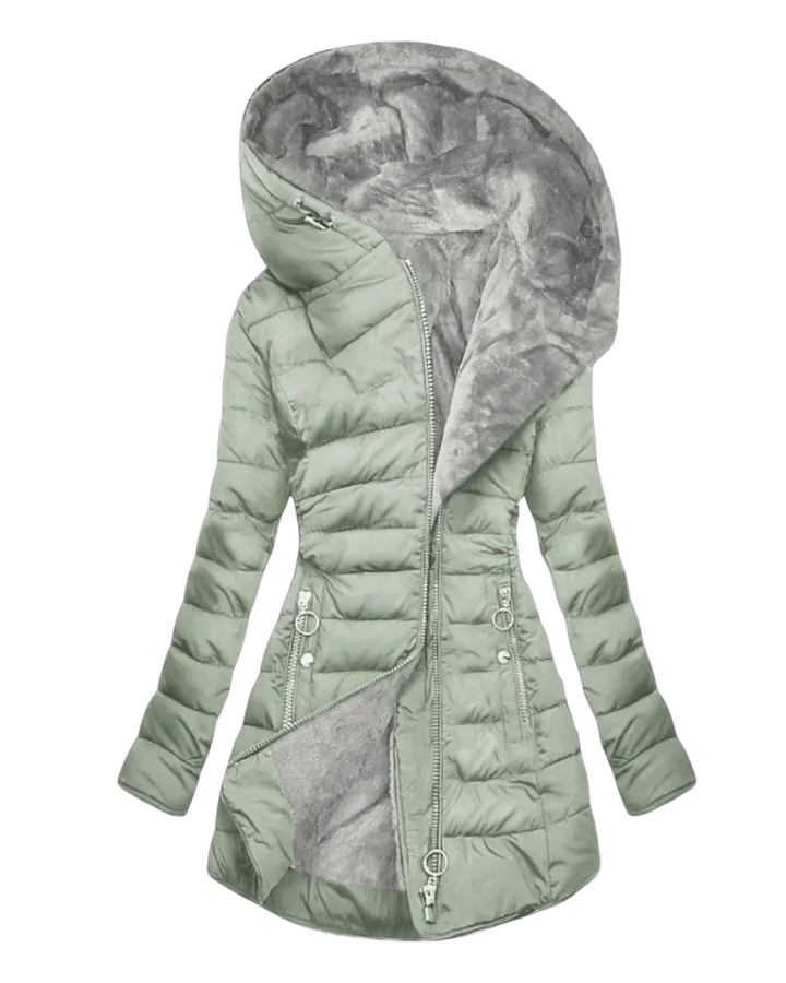 Cappotto Avvitato con Cappuccio