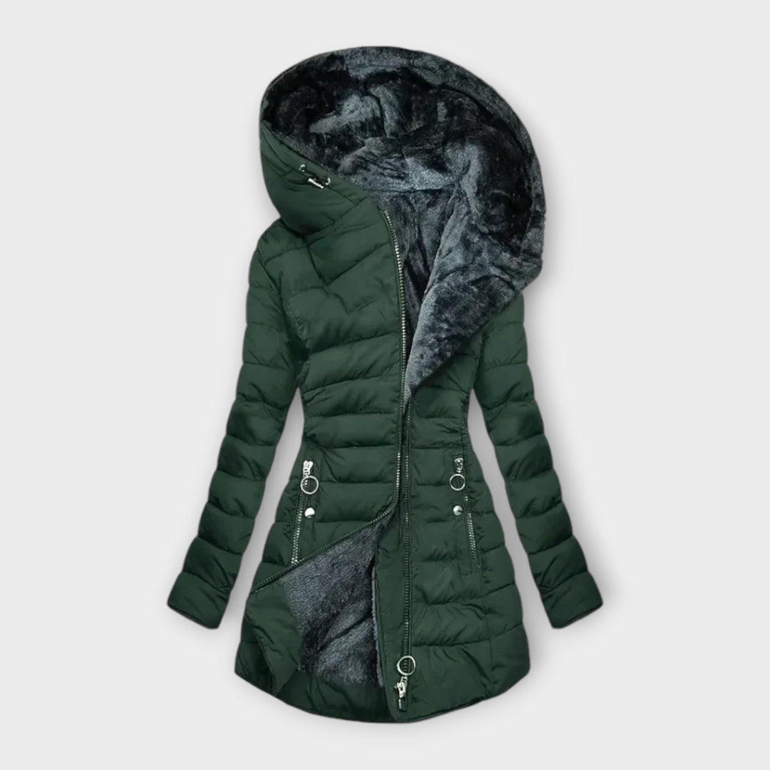 Cappotto Avvitato con Cappuccio