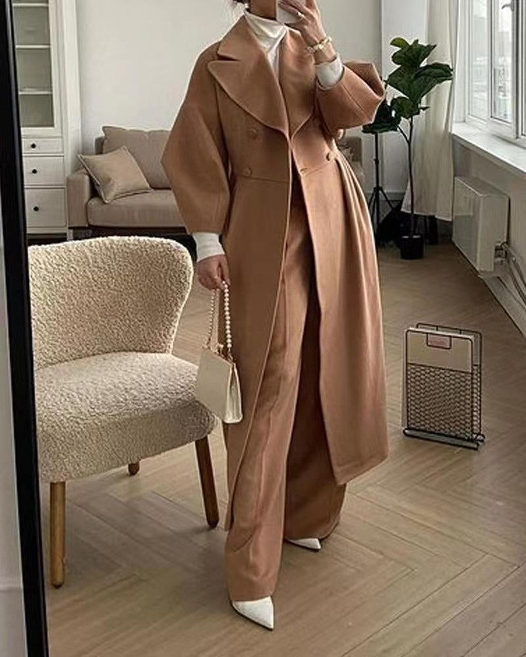 Cappotto Avvitato con Maniche a Volume