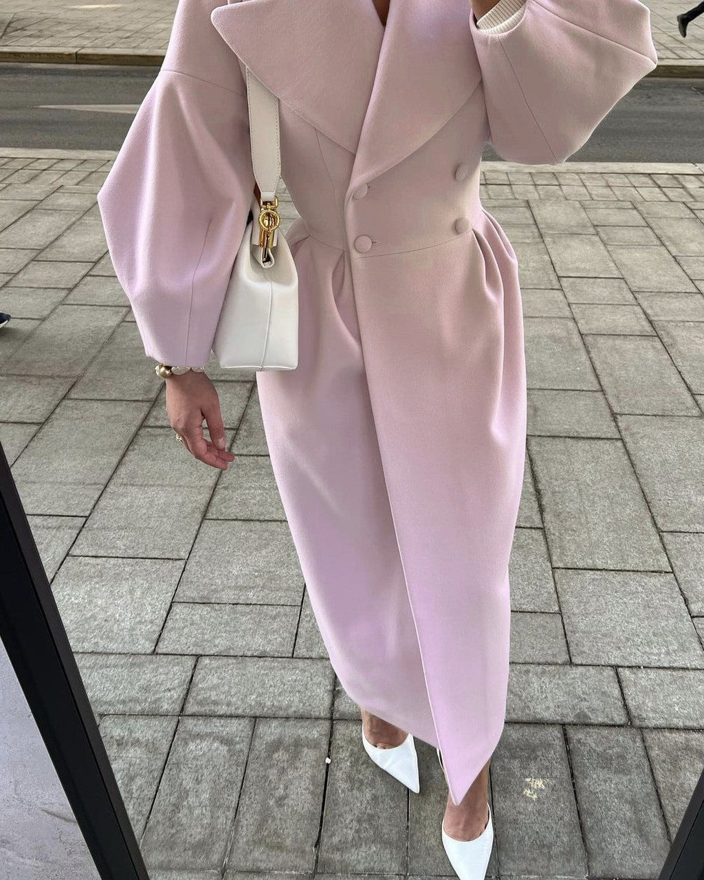 Cappotto Avvitato con Maniche a Volume