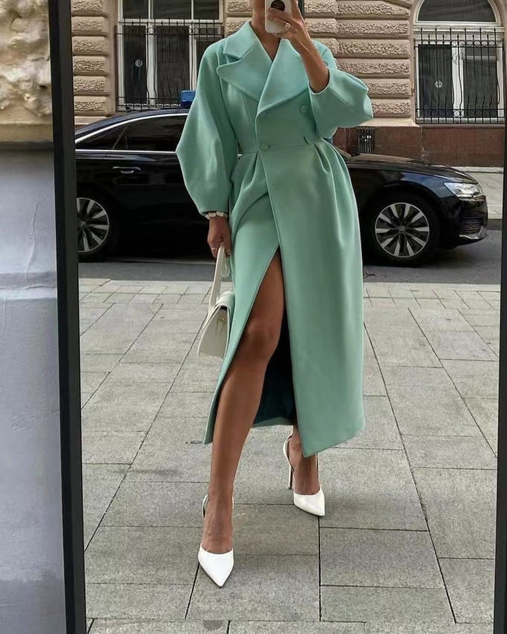 Cappotto Avvitato con Maniche a Volume
