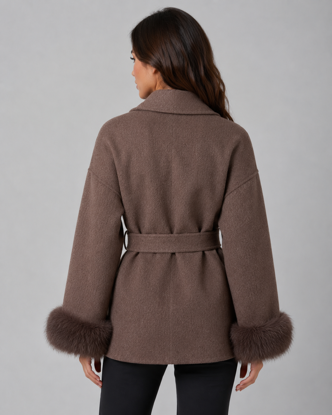 Cappotto con Polsini Soffici