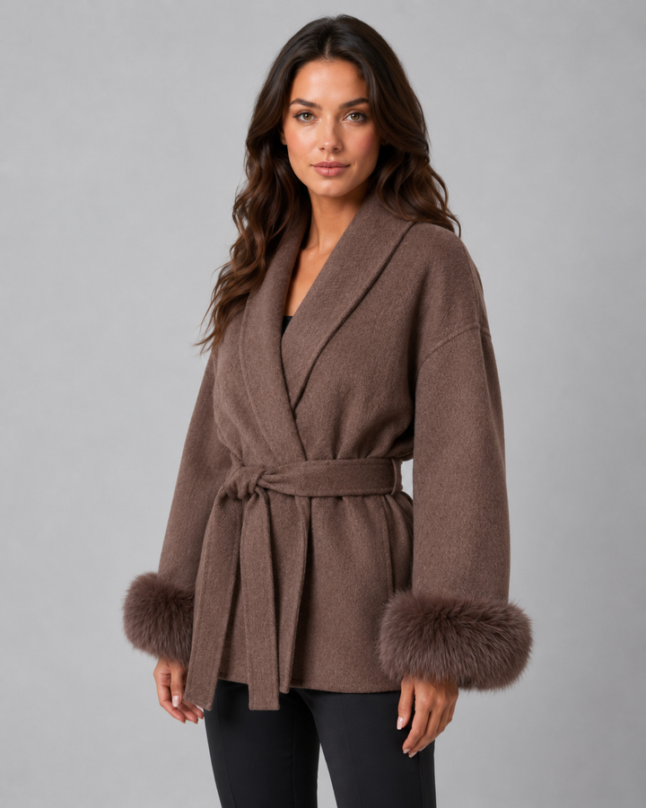 Cappotto con Polsini Soffici