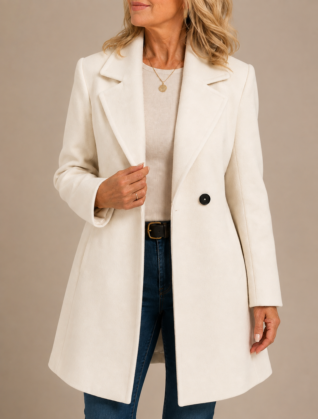 Cappotto Dritto Monopetto