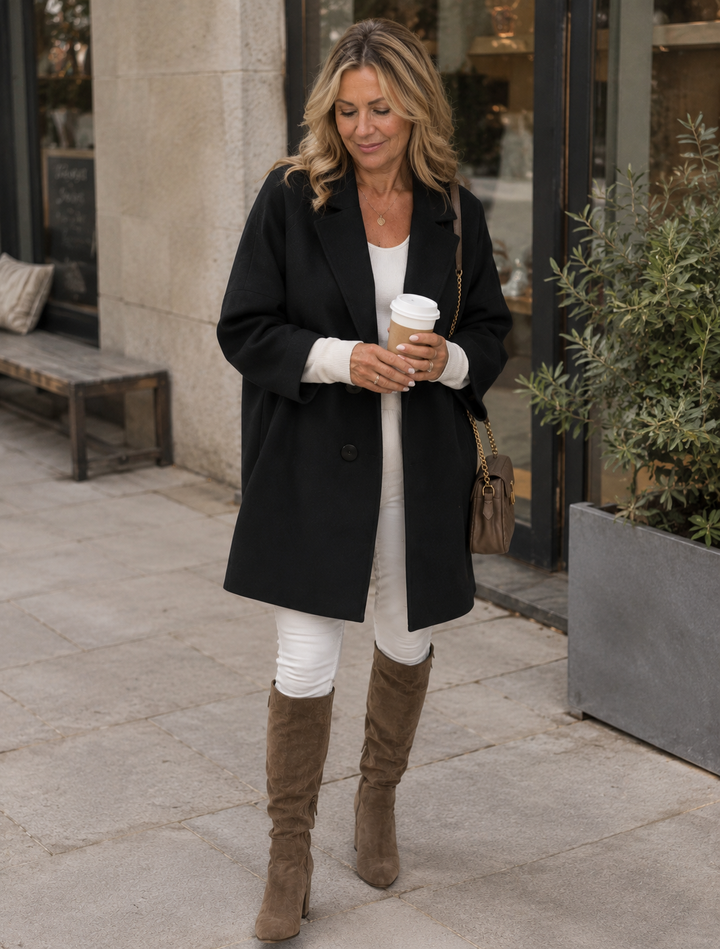 Cappotto Dritto Monopetto