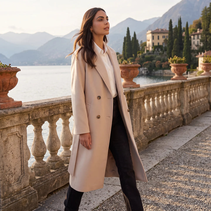 Cappotto Lungo a Doppiopetto
