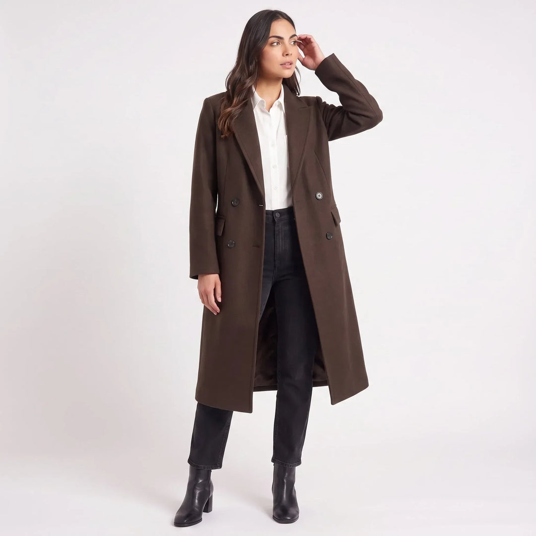 Cappotto Lungo a Doppiopetto