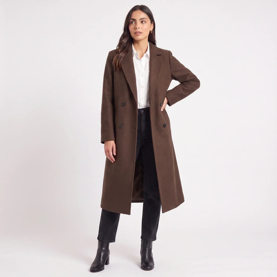 Cappotto Lungo a Doppiopetto