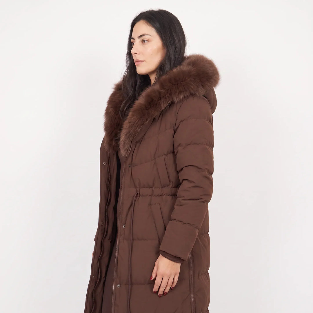 Cappotto Lungo Avvitabile con Cappuccio