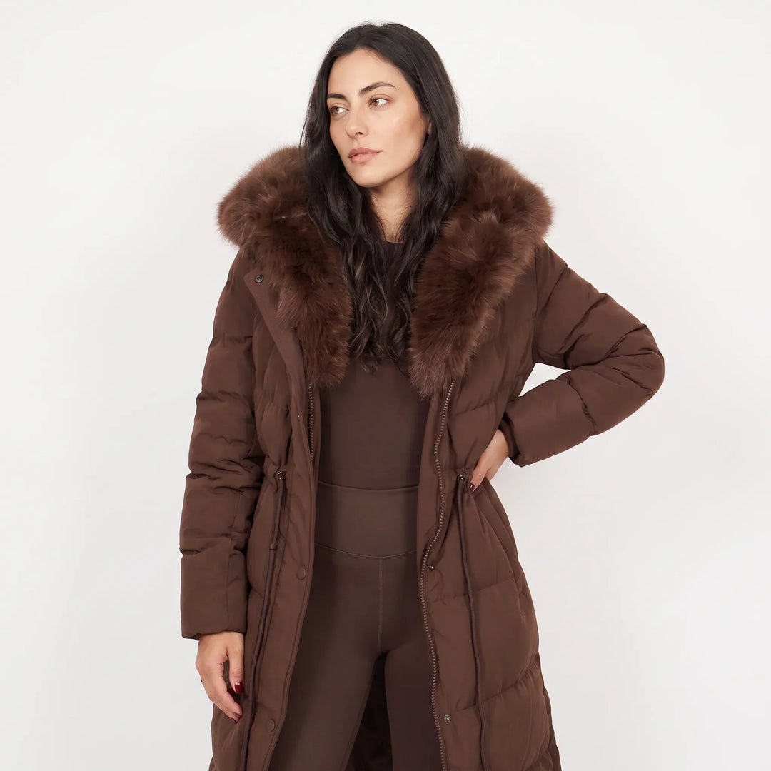 Cappotto Lungo Avvitabile con Cappuccio